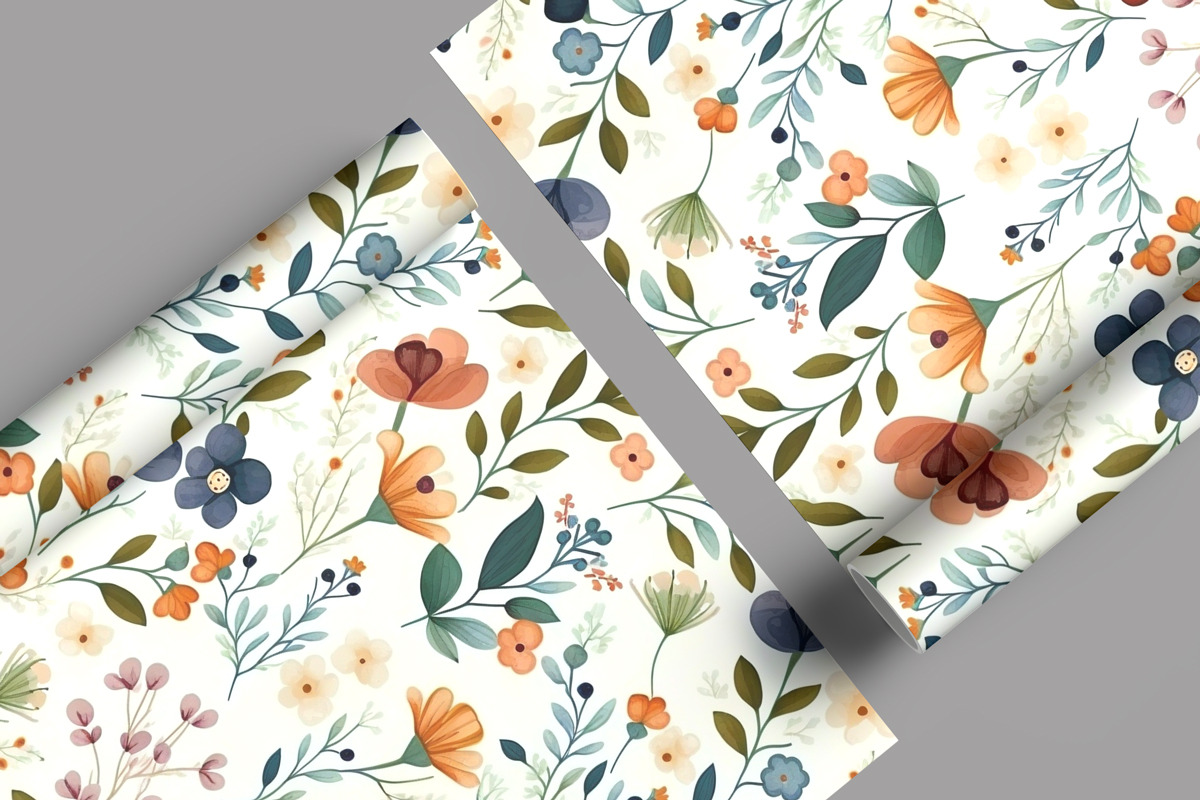 Two Wrapping Papers Mockup Psd, Jpg, a Packaging Mockup by Rami's Mockups (Photo 3 of 6)