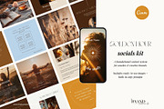 Golden Hour Instagram Templates, a Social Media Template by The Brand Alchemists (Thumbnail 1 of 13)