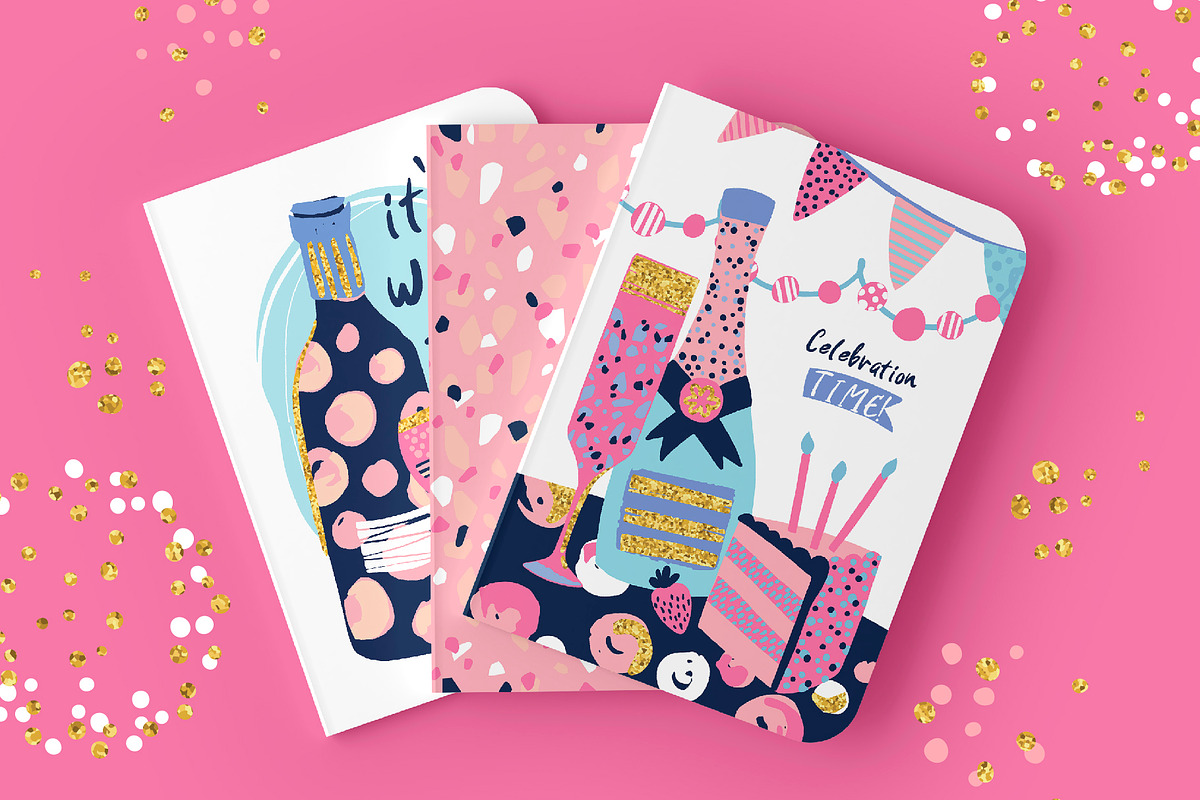 Confetti. Card creator, a Card Template by Artlavi_design (Photo 2 of 9)