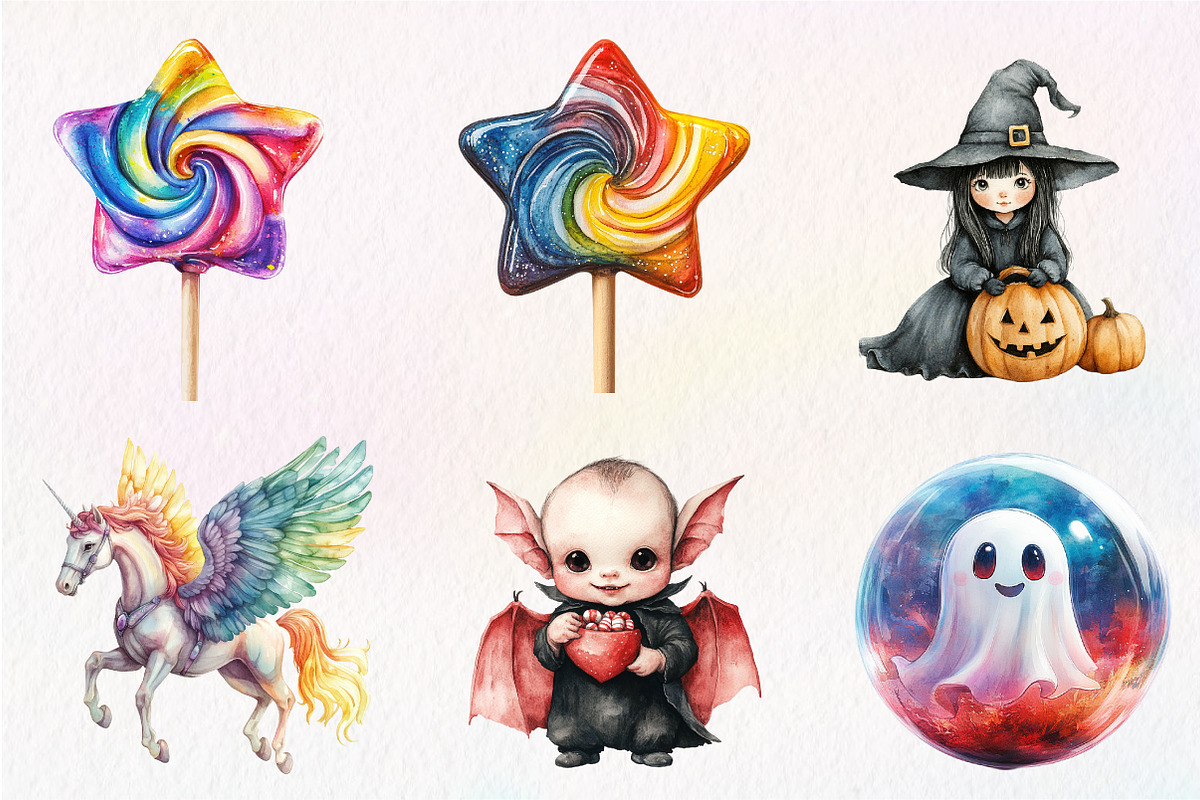 Cute Halloween Huge Bundle, an Illustration by CreationArt (Photo 3 of 5)