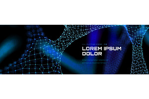 3d background abstract with brain