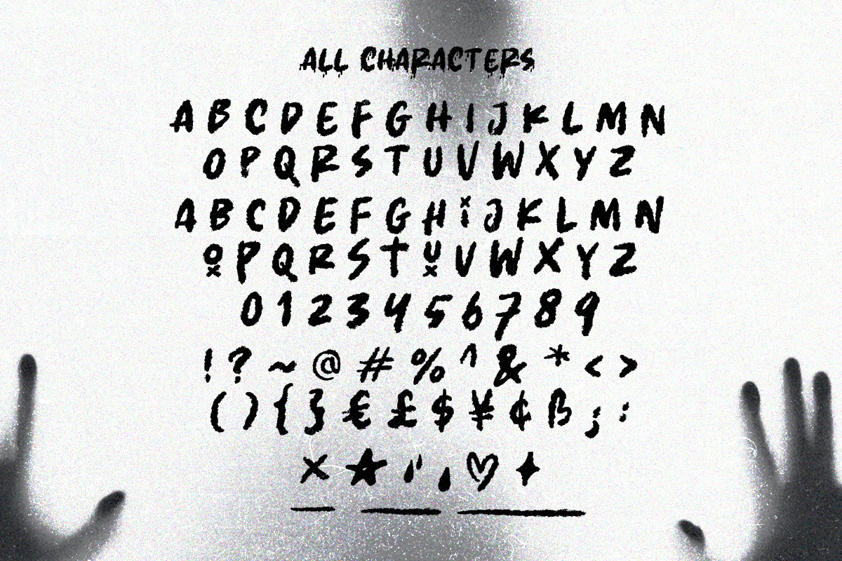 Fright Hours - Bloody Horror Font, a Font by Sarid Ezra (Photo 9 of 10)