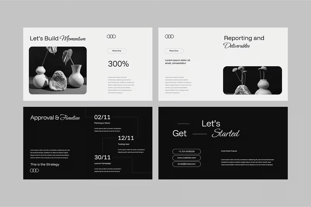 Social Media Proposal Powerpoint, a Presentation Template by Fit-tee (Photo 3 of 4)