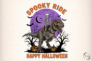 Halloween Spooky Ride PNG, an Illustration by Craft Nest (Thumbnail 1 of 6)