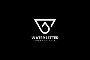 Modern Lettermark Water Logo Design, a Branding & Logo Template by Artnivora.Std