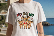 Ho Ho Ho Reindeer Christmas PNG, an Illustration by DreamPrint404 (Thumbnail 6 of 7)