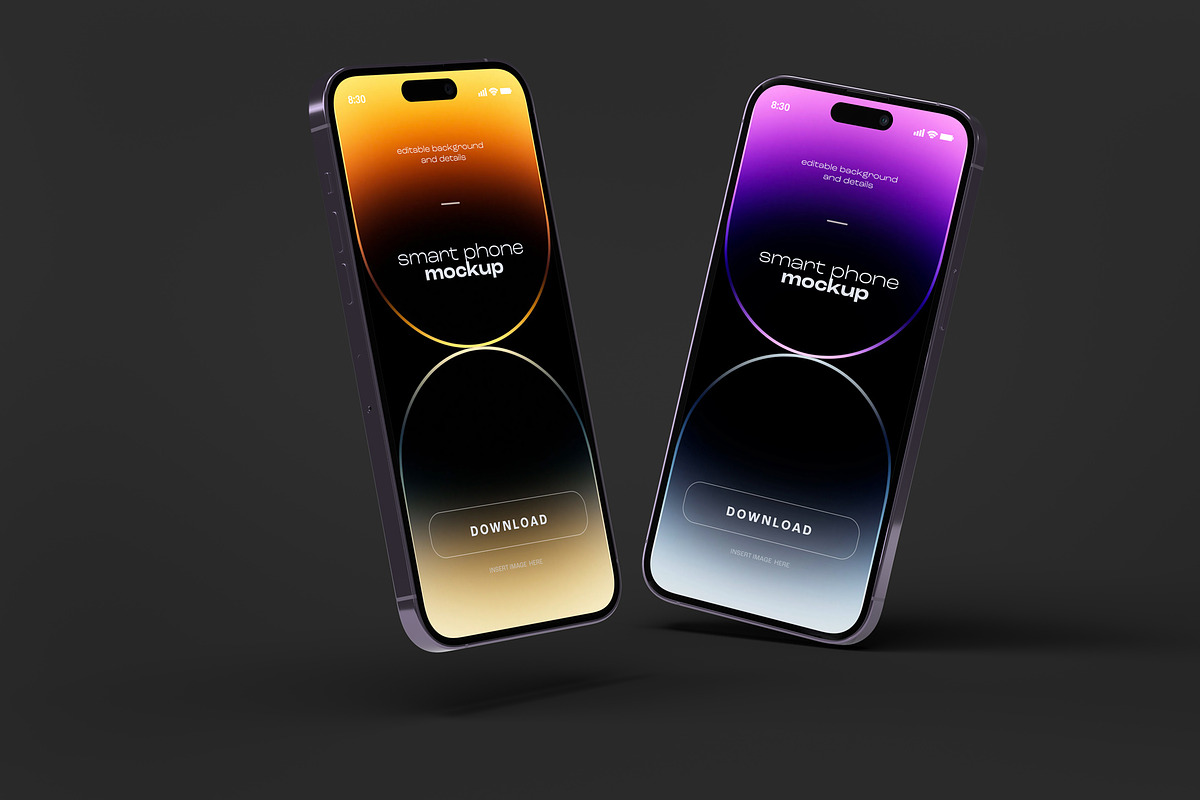 iPhone 14 Pro Max MockUp, a Product Mockup by PSD Market (Photo 3 of 20)