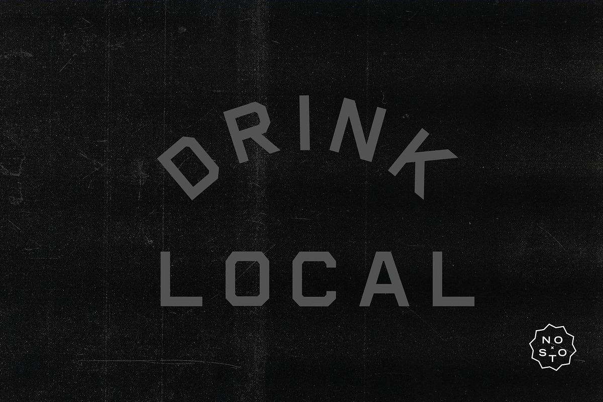 Local Beer, a Sans Serif Font by Nomad Stockpile (Photo 5 of 6)