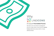 Line Icons, an Outline Icon by HelloMany (Thumbnail 2 of 3)