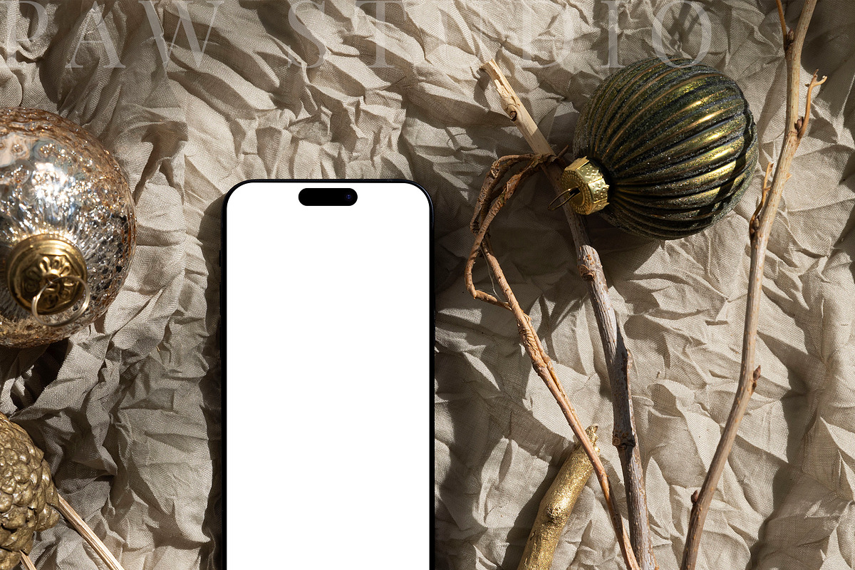 Xmas Device Mockup Phone ch4, an iPhone Mockup by PawMockups (Photo 3 of 10)