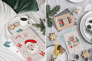 Retro Groovy Christmas, an Illustration by Cozy pattern shop (Thumbnail 11 of 12)