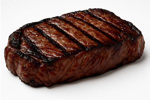 Grilled Beef Steak with Perfect Char, a Food Illustration by AlexArt