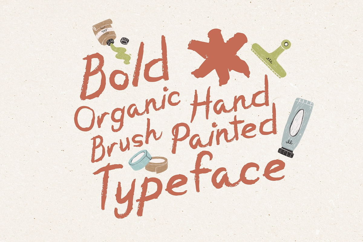 Canvas Muse - Organic Brush Typeface, a Handwritten Font by HipFonts (Photo 2 of 13)
