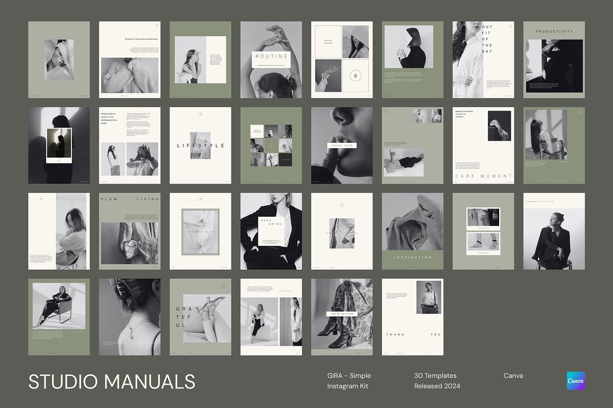 GIRA – Simple Instagram Kit, a Social Media Template by Studio Manuals (Photo 8 of 8)