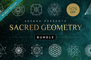 Sacred Geometry Vector Bundle, an Illustration by S K Y B O X (Thumbnail 1 of 17)