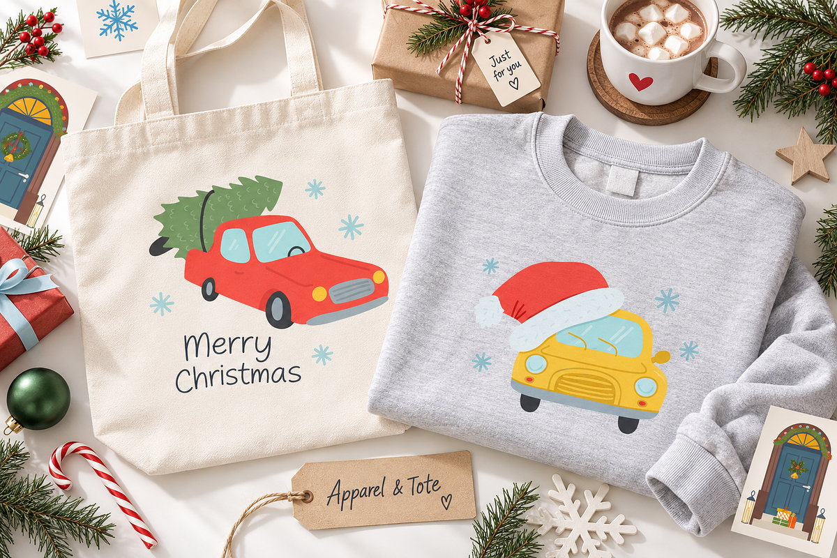 Whimsical Xmas Illustrations, a Seasonal Illustration by Anna Studio (Photo 5 of 12)