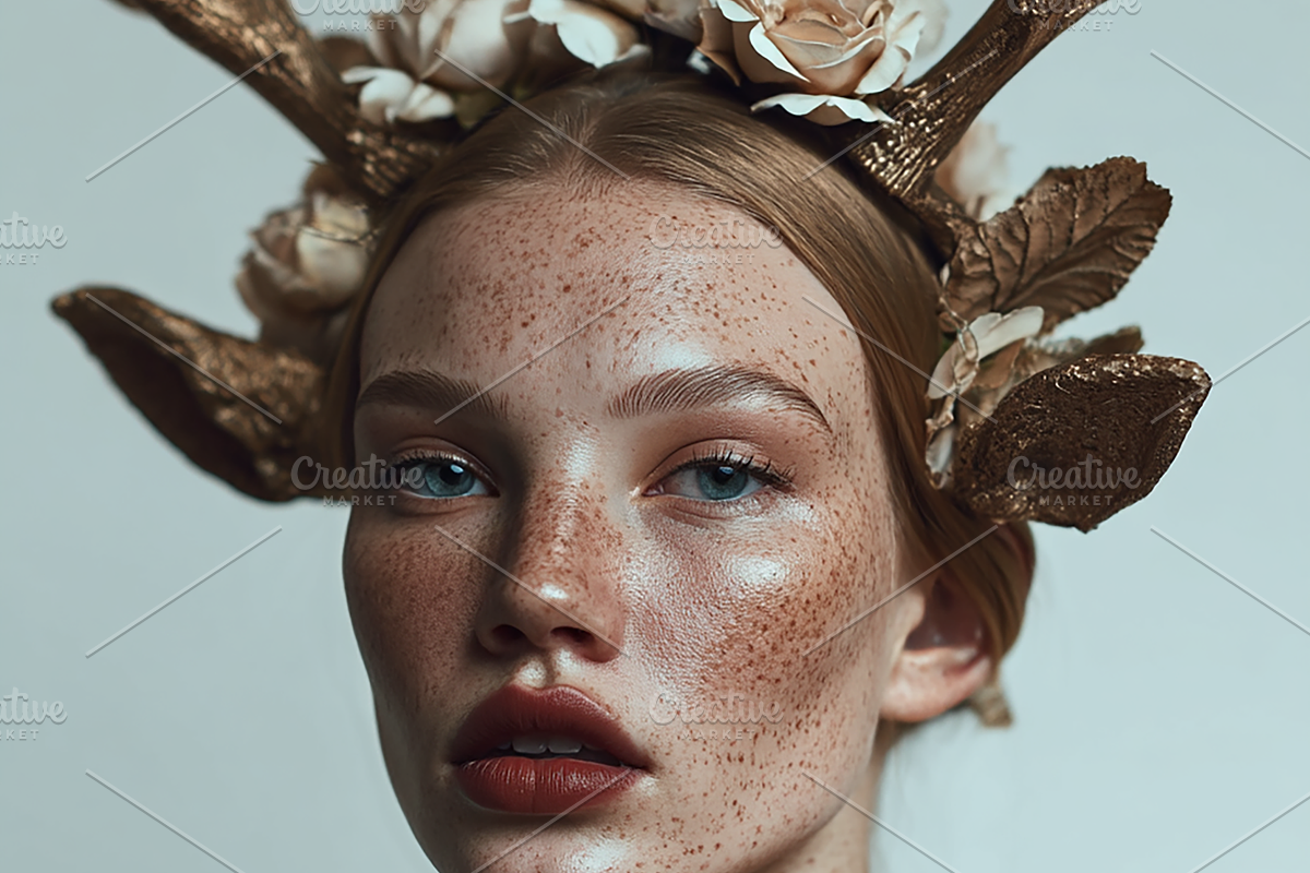 Editorial Fashion Deer Woman Photo, a Person Photo by KaramfilaS (Photo 4 of 4)