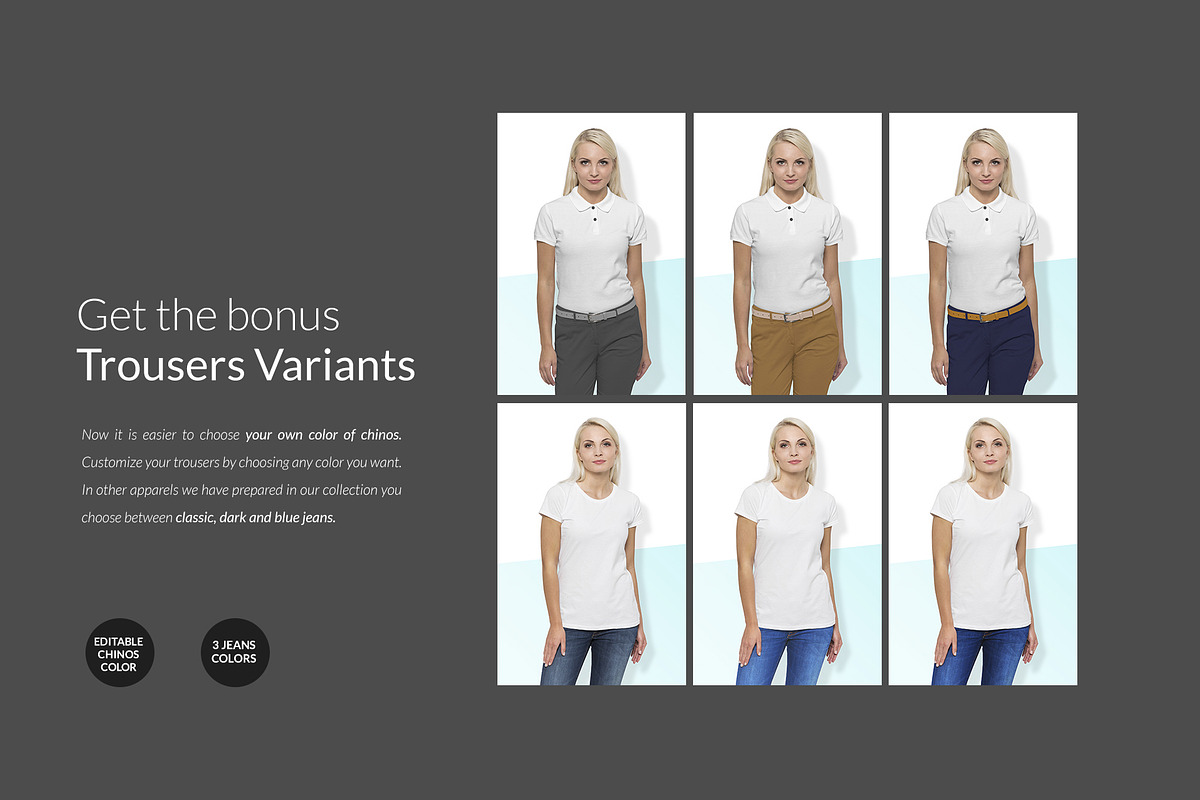 Women T-Shirt Mockups Set FREE DEMO, a Books & Magazine Mockup by Apparel_Mockups (Photo 18 of 27)
