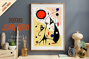 Posters in the style of Joan Miro 01, a Decorative Illustration by KENO Mascots (Thumbnail 2 of 6)