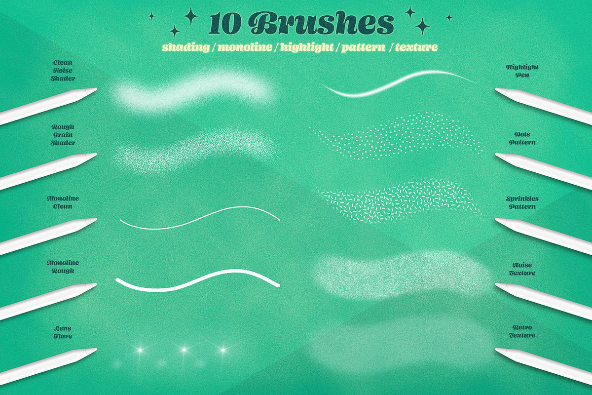 3D Letters Toolkit for Affinity, a Brush Add-On by Aurelie Maron (Photo 2 of 7)