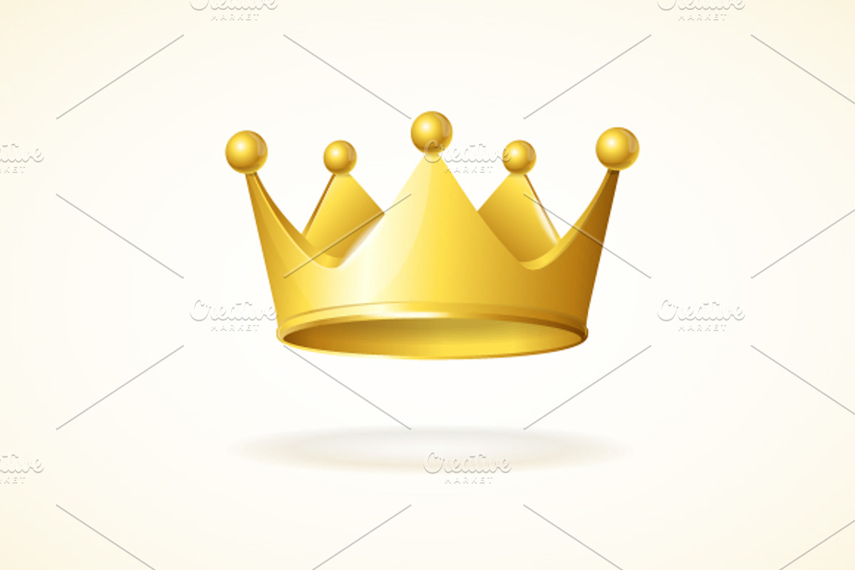 Vector. Set of royal crowns