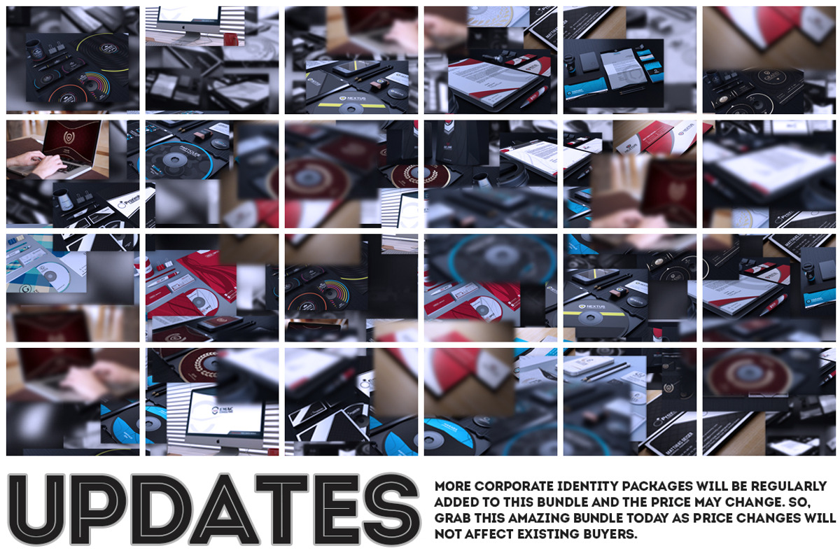 Corporate Identity Bundle +200 Files, a Stationery Template by Marvel (Photo 3 of 5)