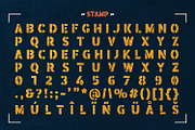 Boomer Town – Retro Mililtary, a Sans Serif Font by Almarkhatype (Thumbnail 9 of 11)