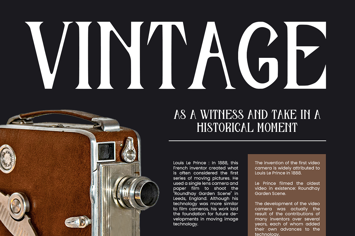 Fillanoll Vintage Display Font, a Serif Font by Maulana Creative (Photo 5 of 7)