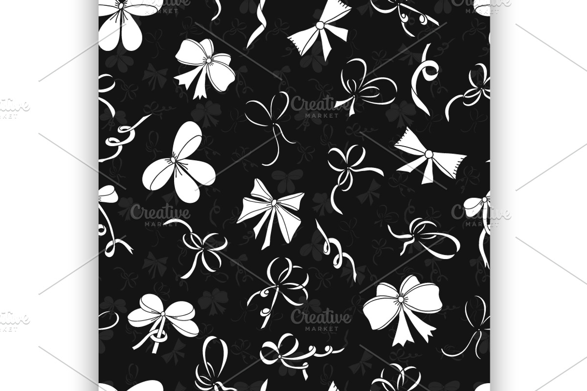 Big Hand-Drawn Bows Set., a Decorative Illustration by Svetlana Avv (Photo 4 of 8)