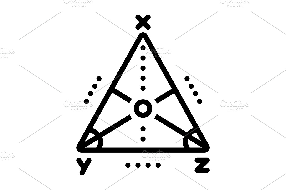 Algebra education black icon, an Outline Icon by Creative priyanka