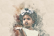 Watercolor Paint Art Effect Action, an Action Add-On by Photoshop Action (Thumbnail 8 of 9)