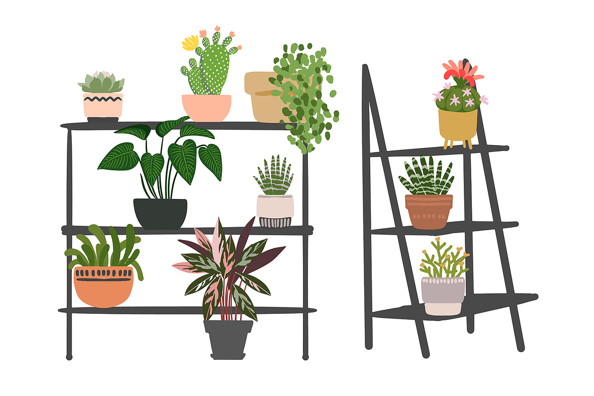 Tropical plants vector., an Illustration by irina.vaneeva (Photo 5 of 15)
