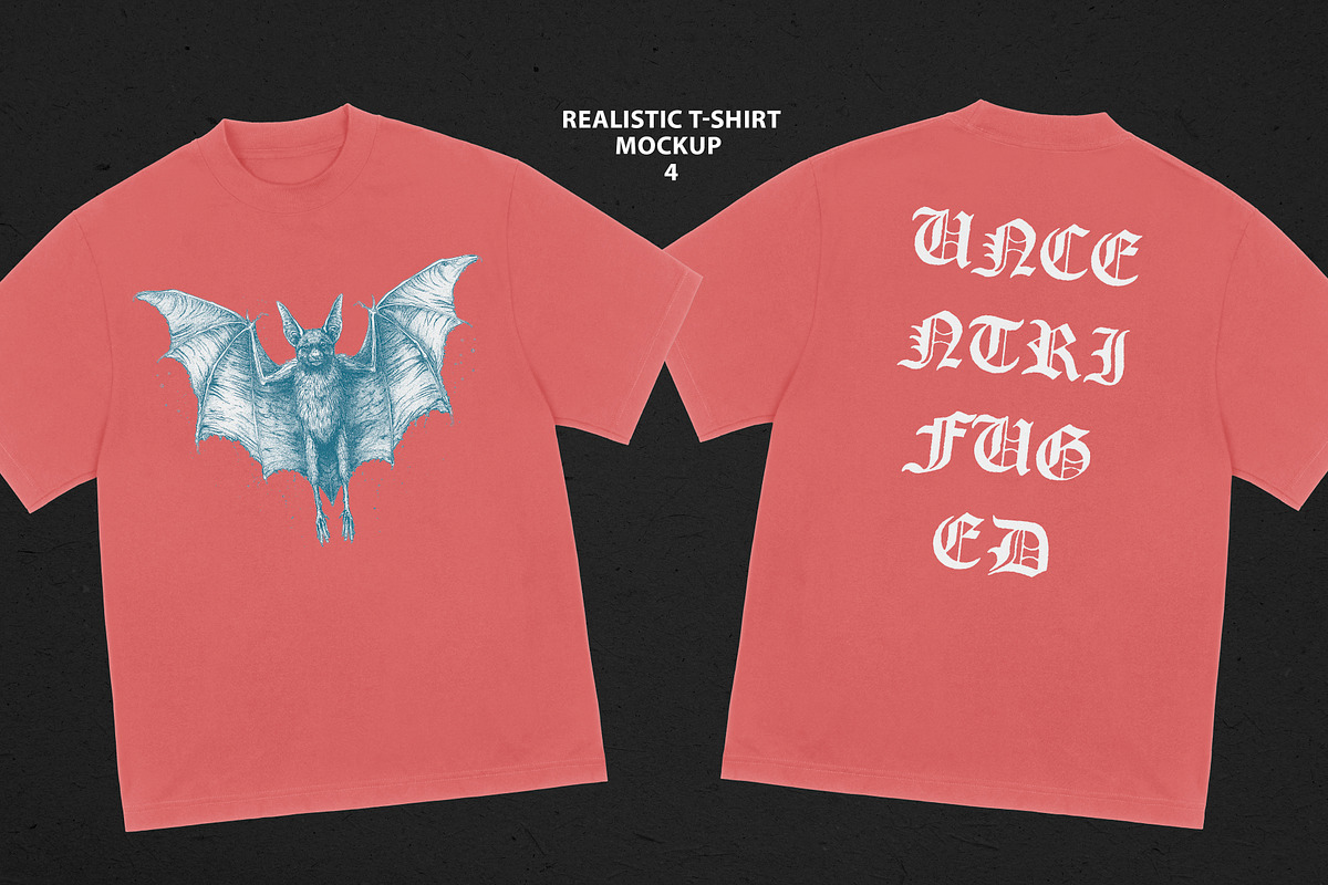 Realistic T-shirt Mockup 4, a Shirt Mockup by Uncentrifuged Pressure (Photo 1 of 4)