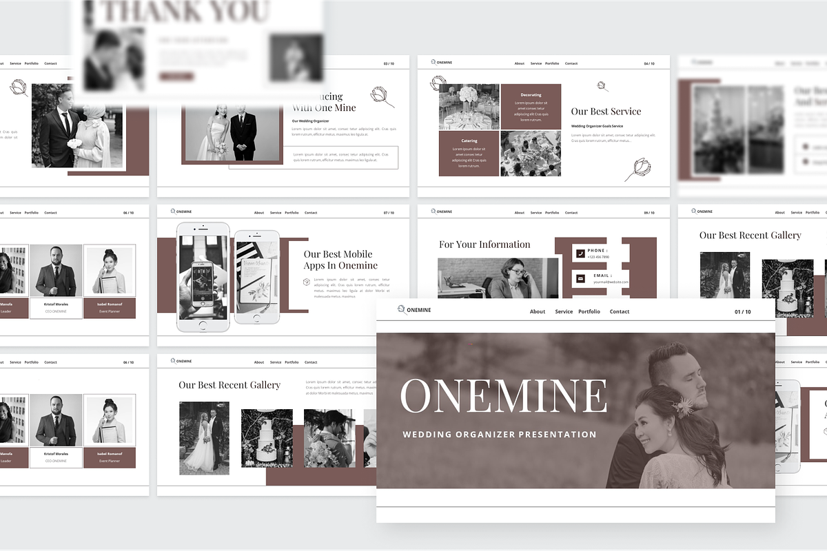 Wedding Organizer Google Slide, a Presentation Template by SquidPixey (Photo 5 of 6)