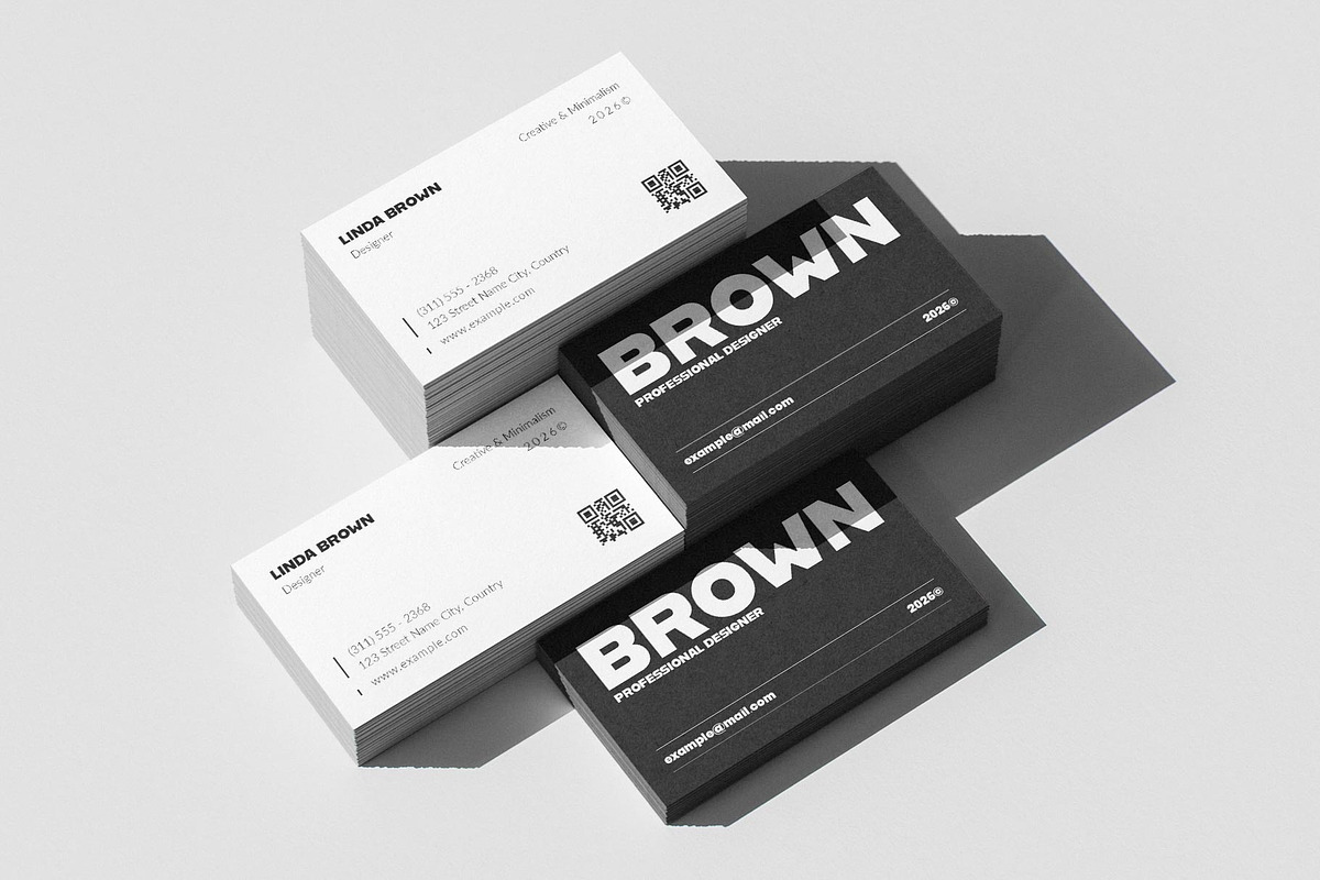 Minimal Business Card Template, a Business Card Template by ElvinPrint (Photo 6 of 6)