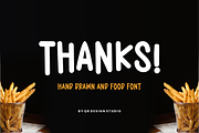 Crispy French - Hand Drawn & Food, a Handwritten Font by QR Design Studio (Thumbnail 6 of 6)