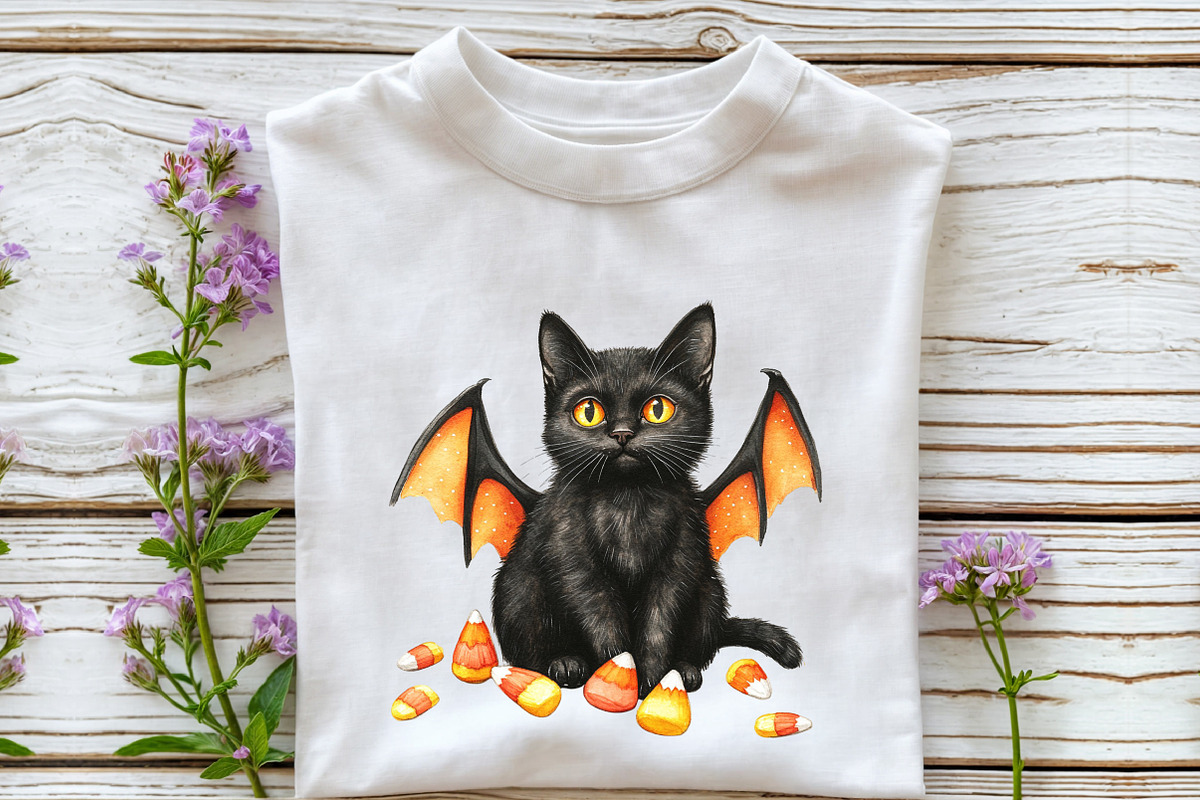 Halloween Black Cats Clipart, an Illustration by Rose Art (Photo 4 of 7)