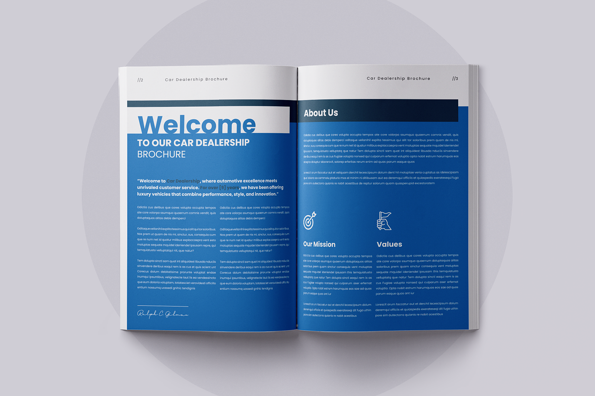 Car Dealership Brochure, a Brochure Template by ArtisticLand (Photo 4 of 10)