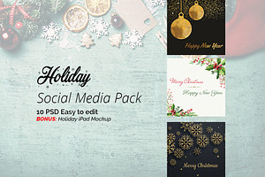 Holiday Social Media Pack & Bonus