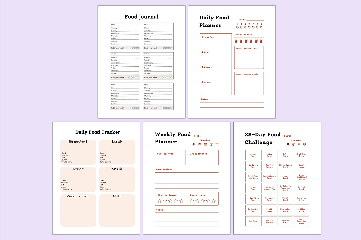 2025 Meal Planner For Canva KDP, a Stationery Template by Shumaya (Photo 5 of 6)
