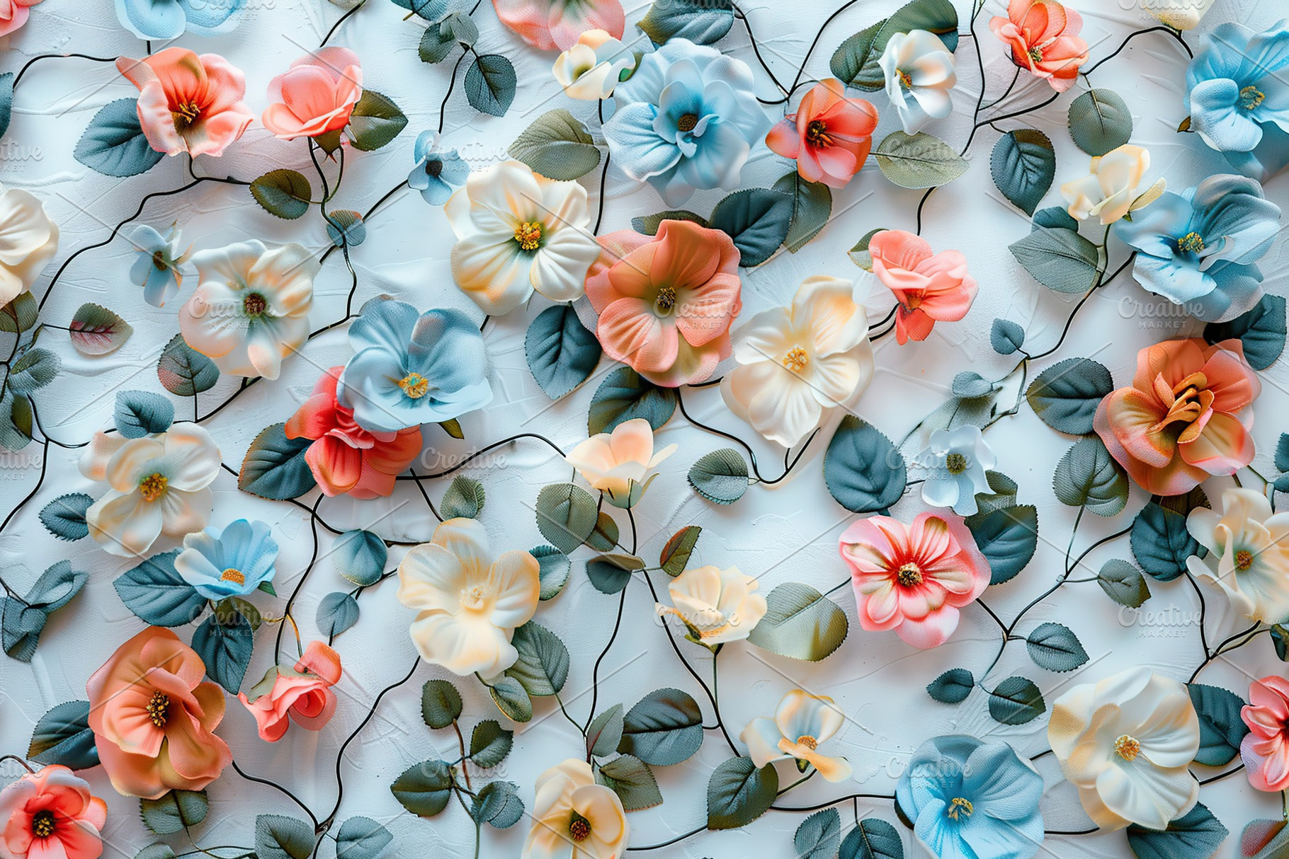 Background of natural flowers in pastel colors, a Nature Photo by AlyaAnd