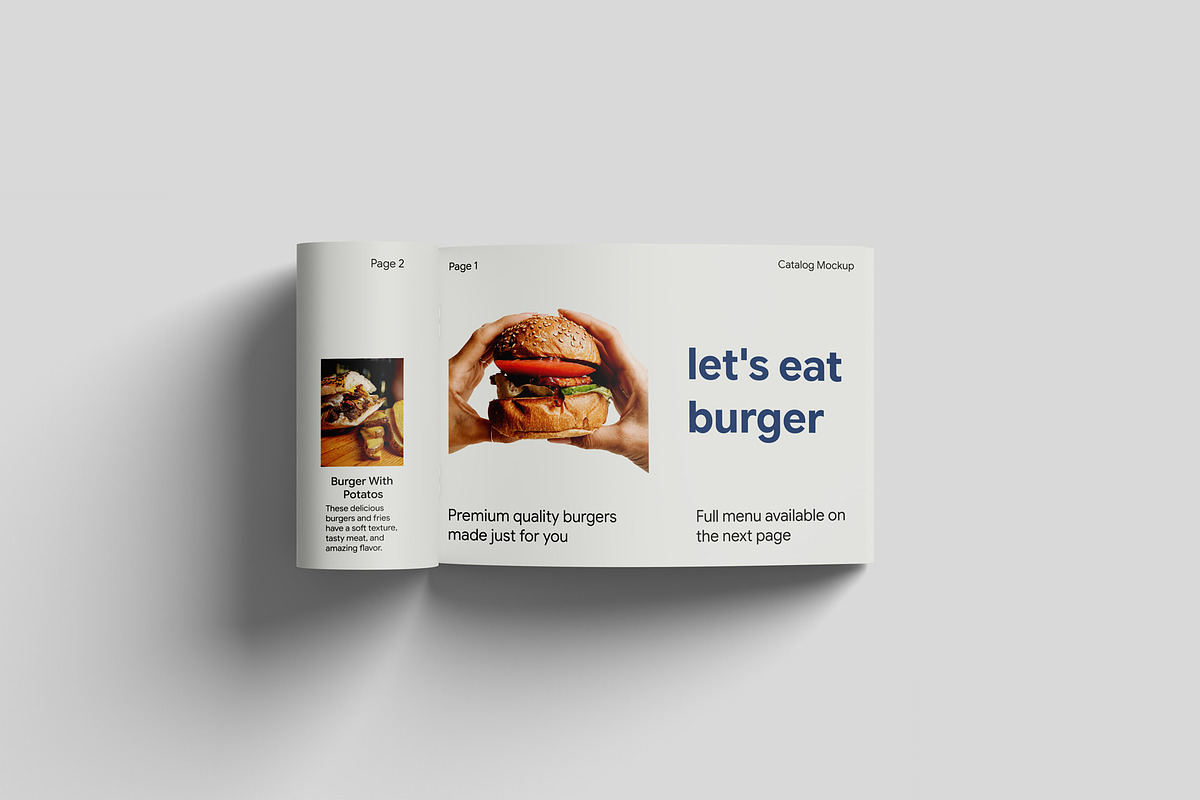 Landscape Catalog Brochure Mockup, a Books & Magazine Mockup by scribrostudio (Photo 4 of 10)