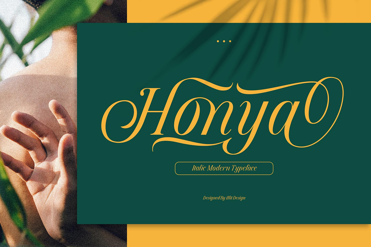 Honya Typeface, a Script Font by alit design (Photo 1 of 15)