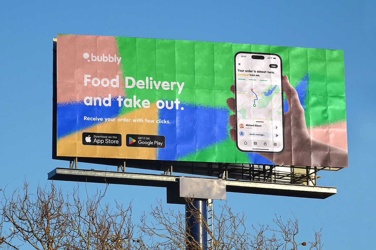 Billboard Poster Street Mockup, an Advertising Mockup by Asylab (Photo 2 of 5)