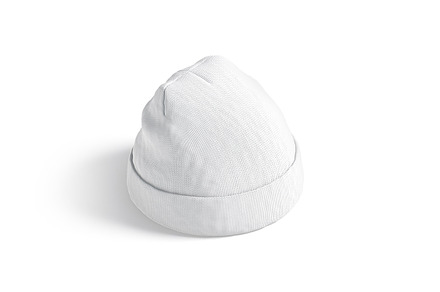 White Winter Knitted Beanie 3D Model, an Object 3D Model by rebrandy