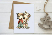 Romantic Easter Couple Clipart, an Illustration by Design Market (Thumbnail 4 of 5)