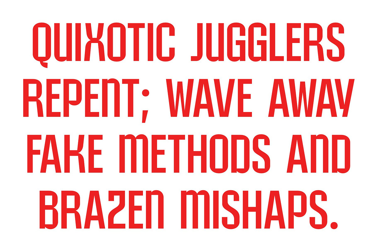Rigby – Condensed Font, a Sans Serif Font by Craft Supply Co. (Photo 5 of 8)