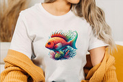 Watercolor Sea Fish Clipart Bundle., an Illustration by SVGArt (Thumbnail 7 of 8)