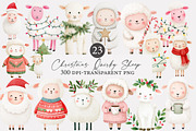 Christmas Quirky Sheep clipart, an Illustration by Designworld (Thumbnail 2 of 4)