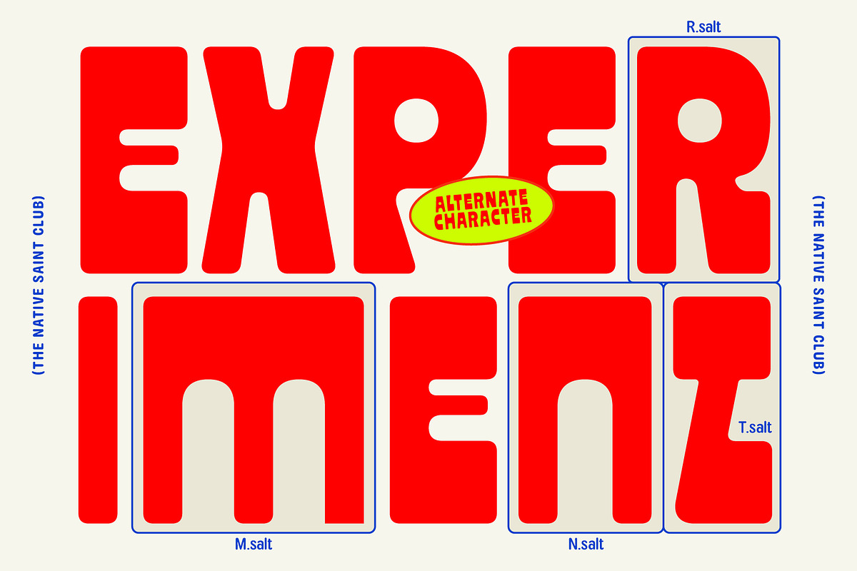 TNSC GARLY - Bold Display Typeface, a Sans Serif Font by The Native Saint Club (Photo 10 of 16)